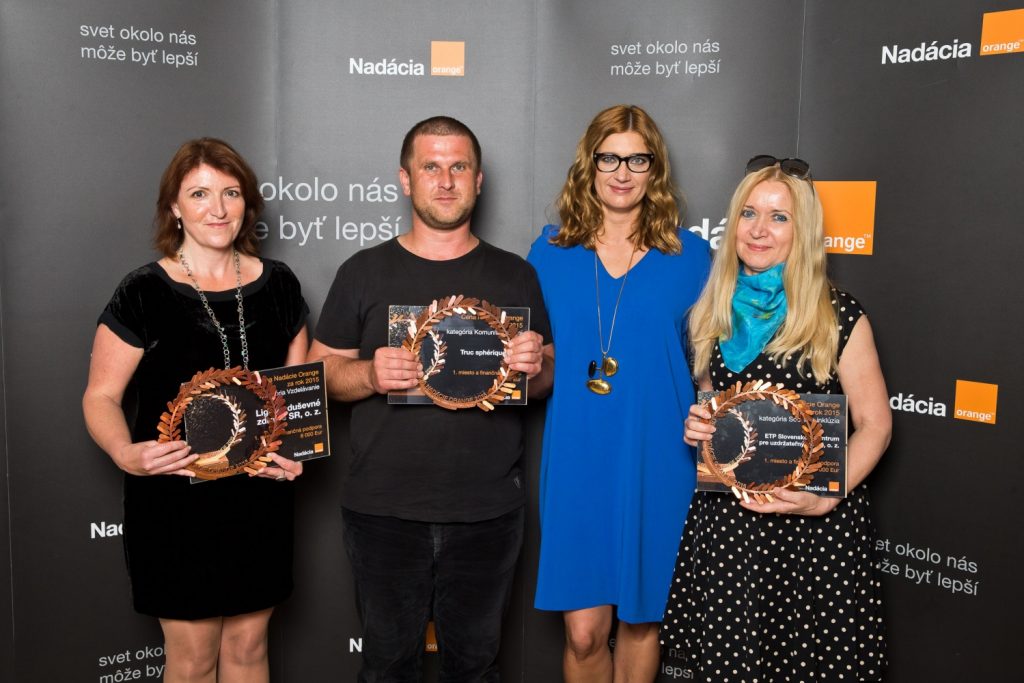 Víťazi Ceny Nadácie Orange za rok 2015